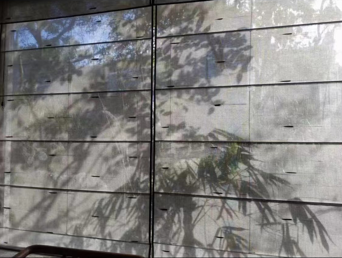 Summer Heat Vetiver Curtains Woven Wood Shades by Meraki Natural