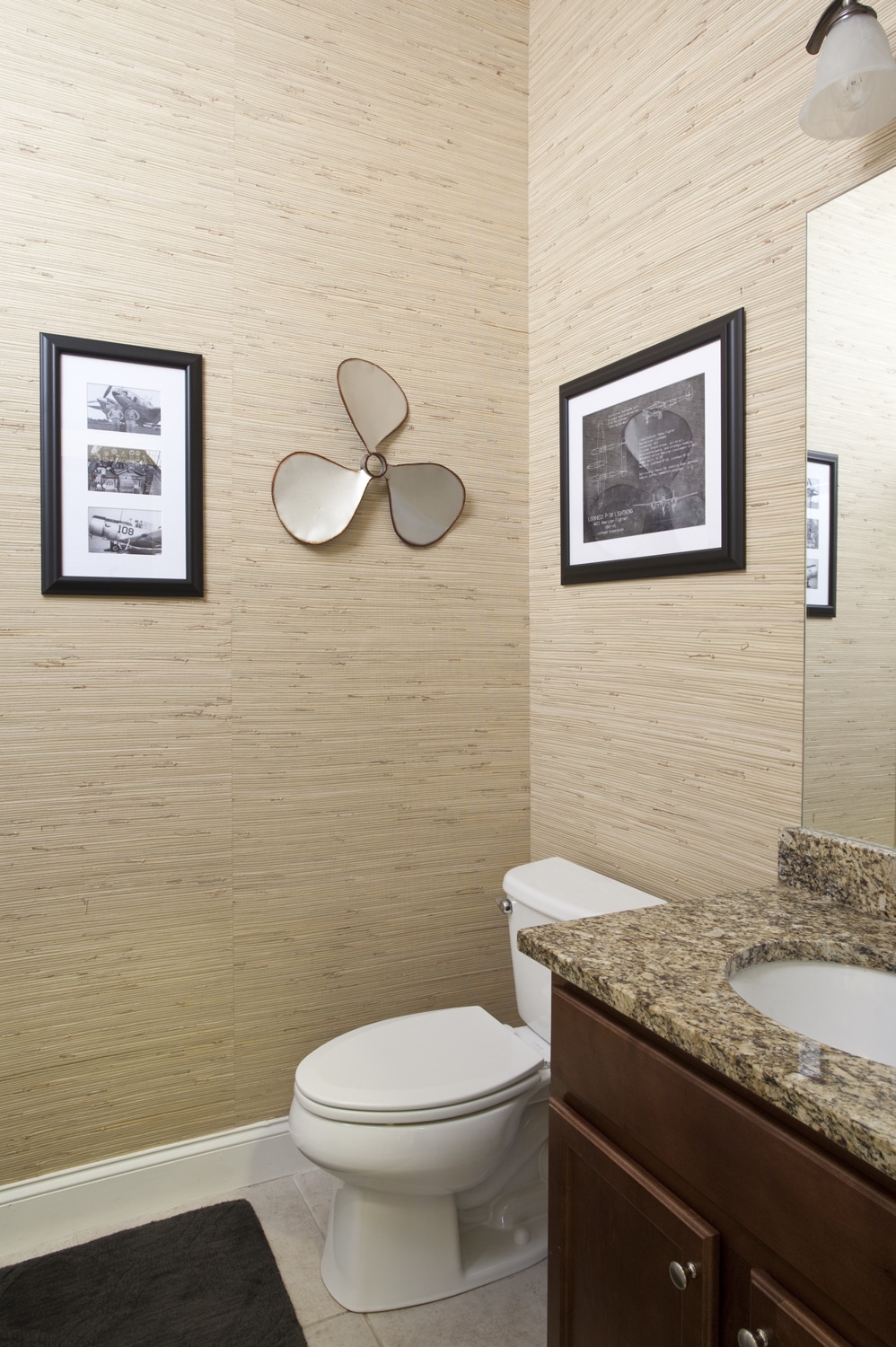 What type of wallpaper is best for a bathroom?