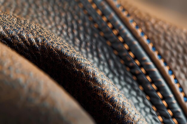 Meraki Embossed Faux Leather Fabric - Wear-Resistant Soft PU Lychee